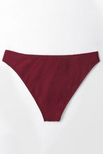 Load image into Gallery viewer, Wine Cheeky Bikini Bottom