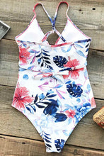 Load image into Gallery viewer, Cloudy Sphere Print One-piece Swimsuit