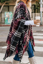 Load image into Gallery viewer, Plaid Poncho