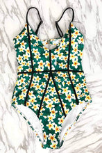 Load image into Gallery viewer, Young And Vigor Print One-piece Swimsuit
