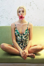 Load image into Gallery viewer, Young And Vigor Print One-piece Swimsuit
